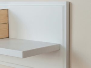 miniaturka Biała półka drewniana SENA