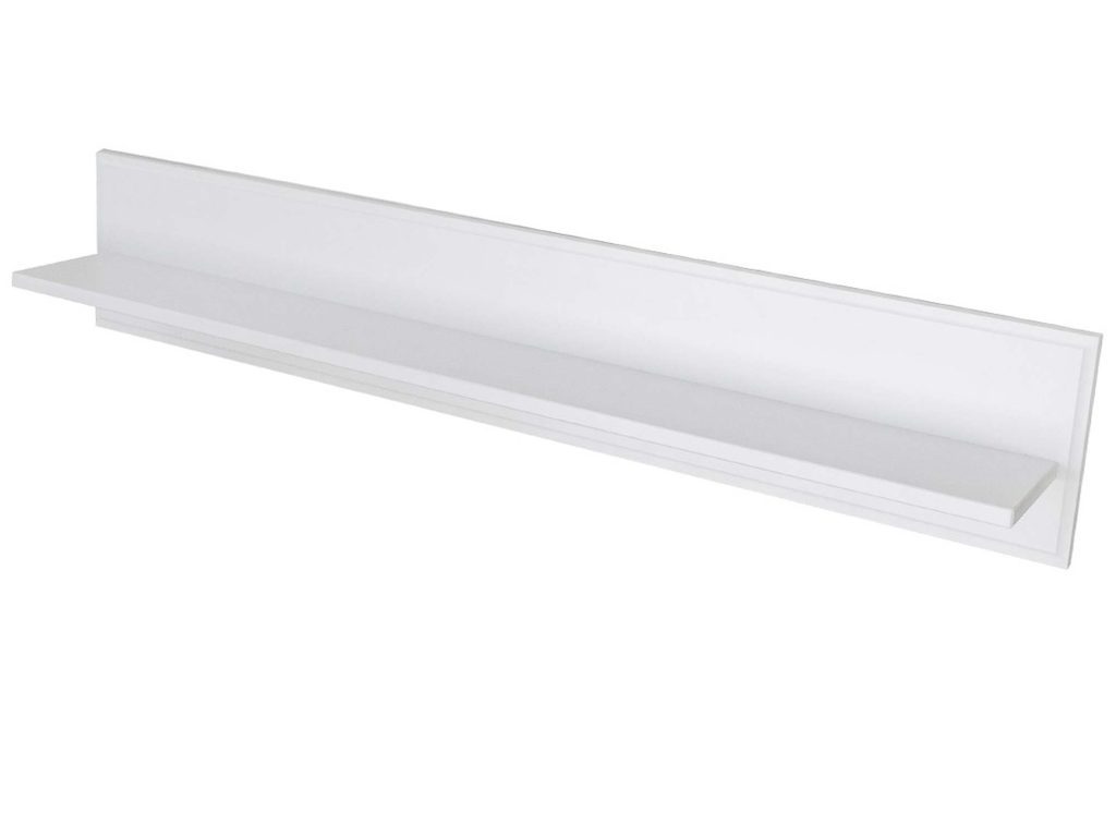 Biała półka drewniana SENA