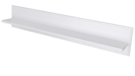 Biała półka drewniana SENA