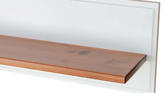 miniaturka Biała półka drewniana SENA