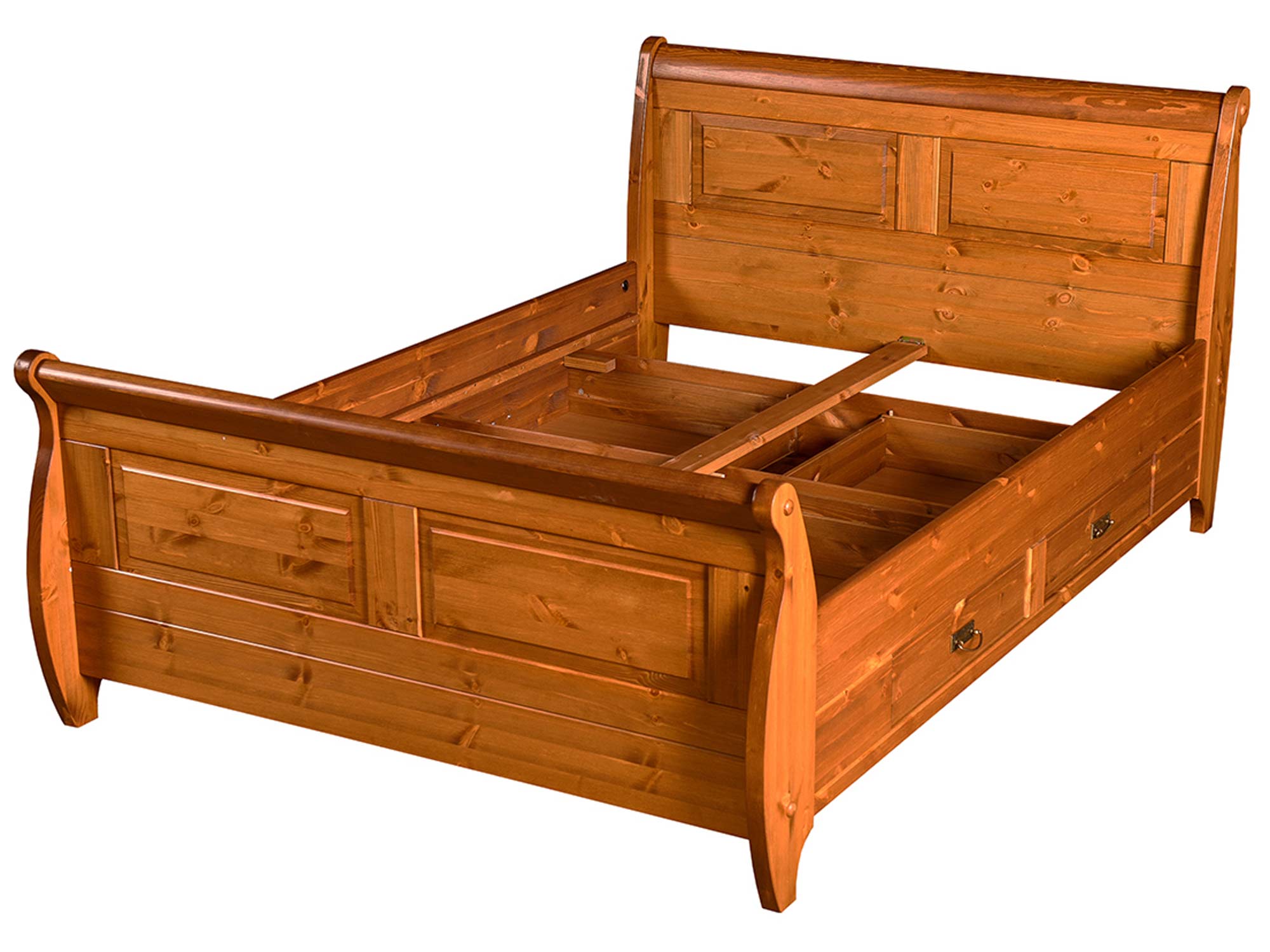 Drewniane łóżko sosna SENA