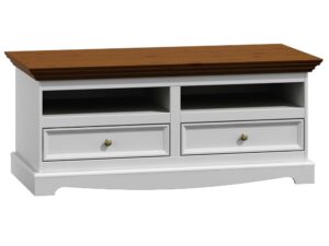 miniaturka Drewniana szafka RTV biała NISAN