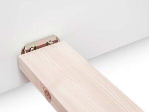 miniaturka Łóżko drewniane białe NISAN