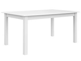 Solidny stół drewniany rozkładany biały NISAN