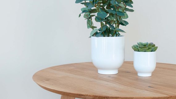 miniaturka Okrągły stolik drewniany Oakwood