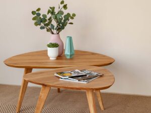 miniaturka Owalny stolik dębowy Oakwood