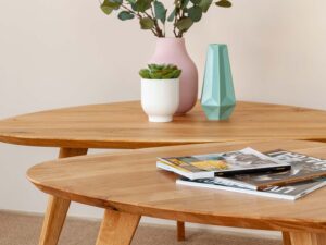 miniaturka Dębowa ława do salonu Oakwood