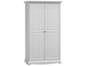 Biała szafa dwudrzwiowa NISAN