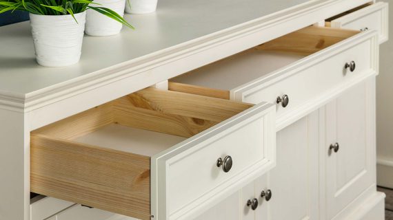 miniaturka Duża komoda z litego drewna NISAN