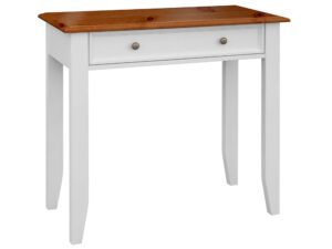 miniaturka Biała toaletka z litego drewna NISAN