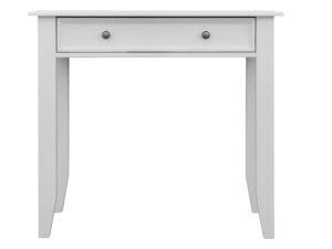 miniaturka Biała toaletka z litego drewna NISAN