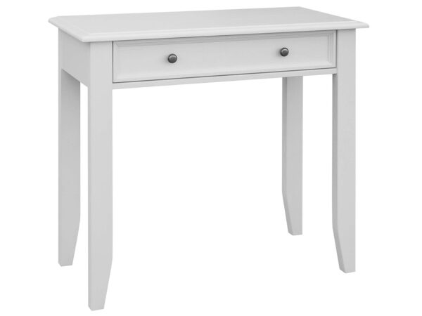 Toaletka z litego drewna biała ikonka NISAN