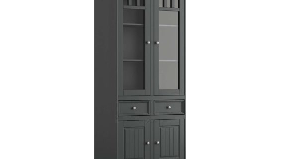 miniaturka Sosnowa witryna z przeszkleniami NISAN