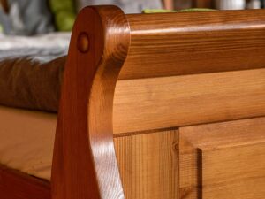 miniaturka Drewniane łóżko prowansalskie SENA