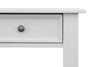 miniaturka Biała toaletka z litego drewna NISAN