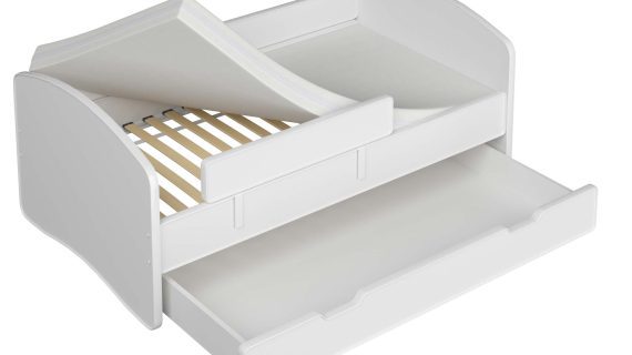 miniaturka Łóżko dla dziecka z barierką DERVIS