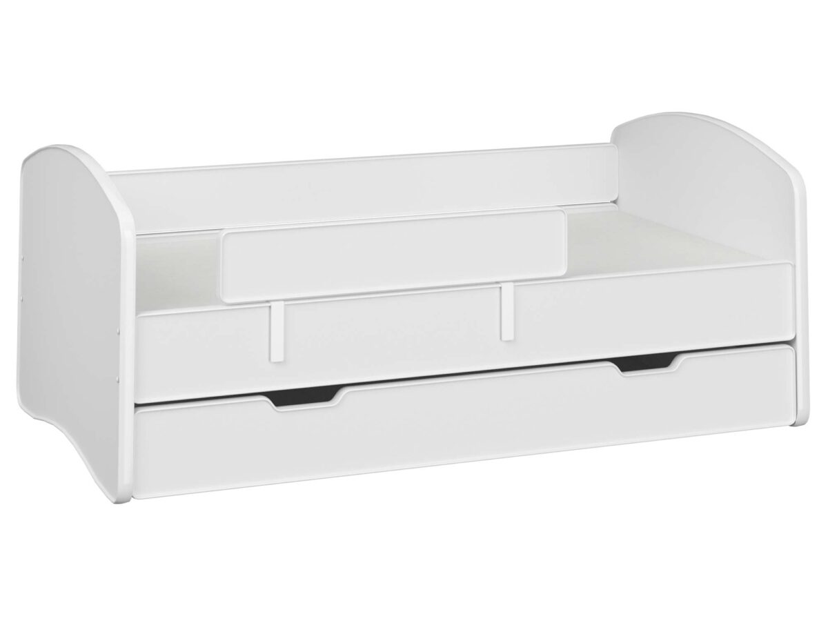 Łóżko dla dziecka z barierką DERVIS