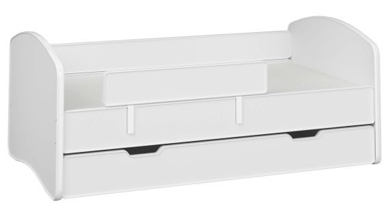 Łóżko dla dziecka z barierką DERVIS