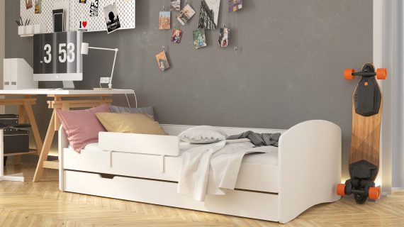 miniaturka Łóżko dla dziecka z barierką DERVIS