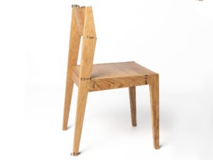 miniaturka Nowoczesne Drewniane Krzesło Patryk