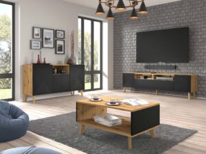 miniaturka Stolik kawowy do salonu dąb artisan IZMIR