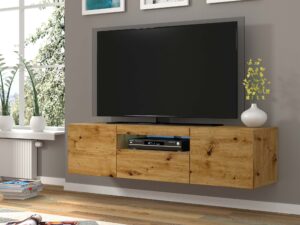 miniaturka Szafka RTV 150 z Oświetleniem LED Wisząca KISMET