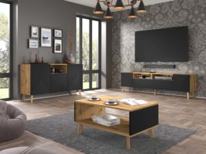 miniaturka Stolik kawowy do salonu dąb artisan IZMIR