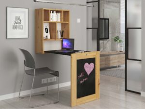 miniaturka Rozkładane biurko Wiszące z półkami SARI