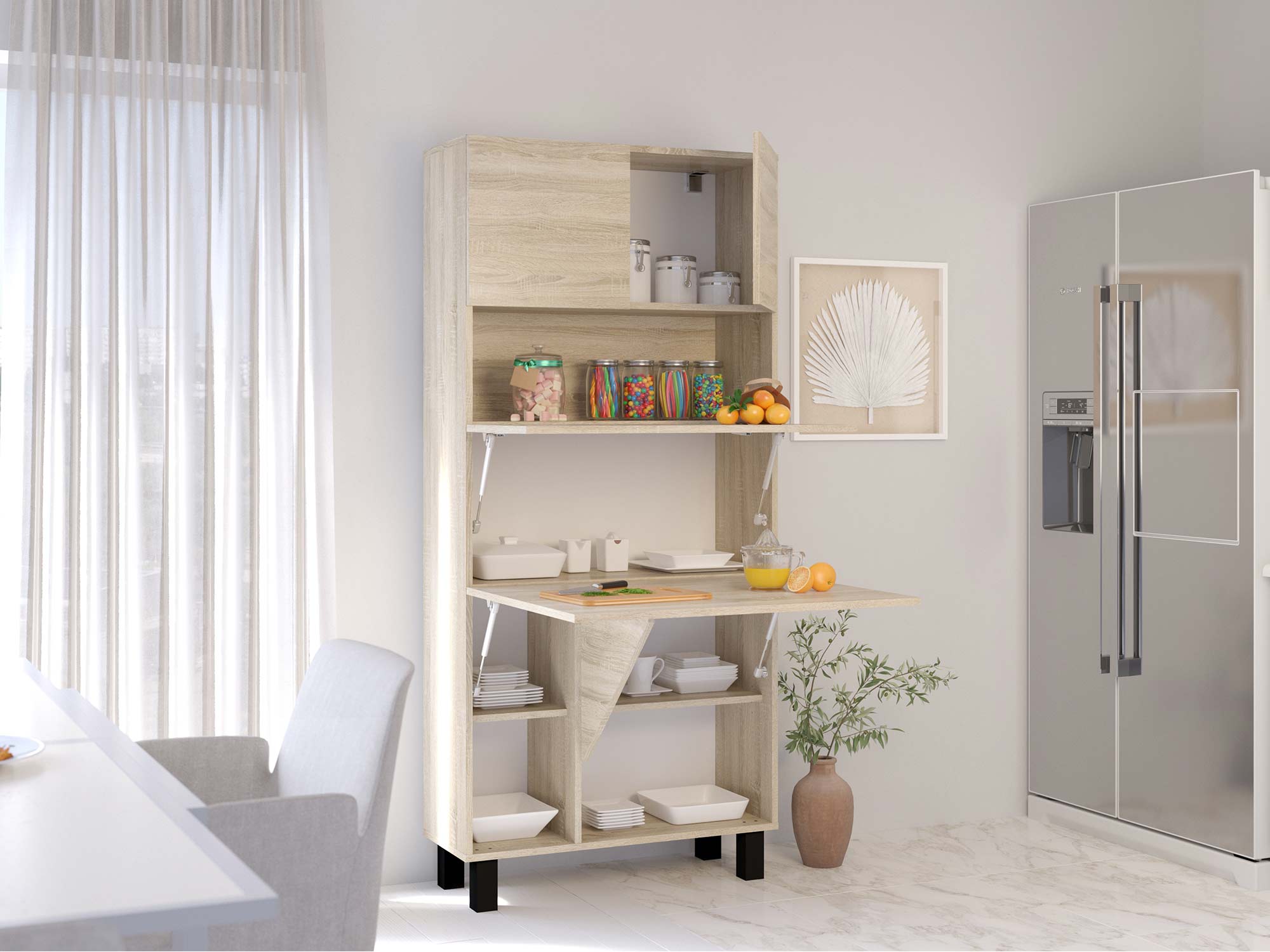 Rozkładane biurko regał Rozkładane biurko regał