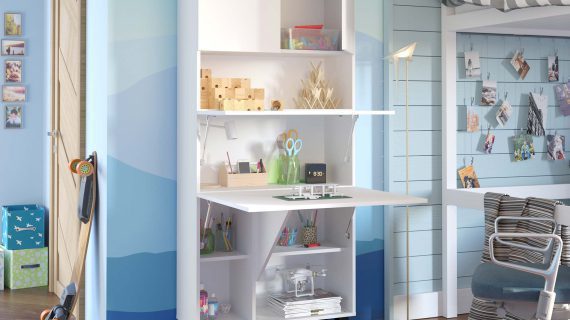 miniaturka Regał biurko rozkładane CHAN