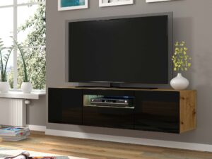 miniaturka Szafka RTV 150 z Oświetleniem LED Wisząca KISMET