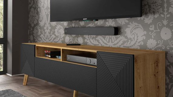 miniaturka Duża szafka loftowa pod TV IZMIR