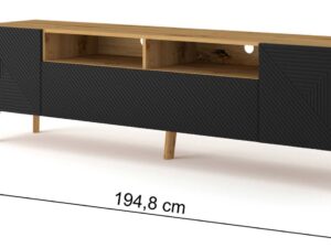 miniaturka Duża szafka loftowa pod TV IZMIR