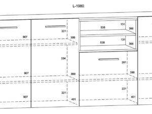 miniaturka Duża komoda do salonu 200cm  NIMET