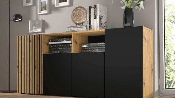 miniaturka Duża Komoda do Salonu Nowoczesna MERVE