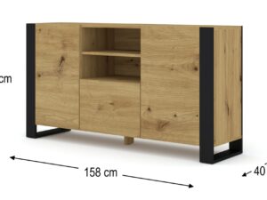 miniaturka Rustykalna komoda 160 TAKOZ