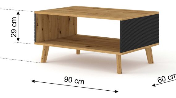 miniaturka Stolik kawowy do salonu dąb artisan IZMIR