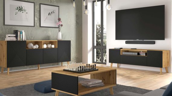 miniaturka Stolik kawowy do salonu dąb artisan IZMIR