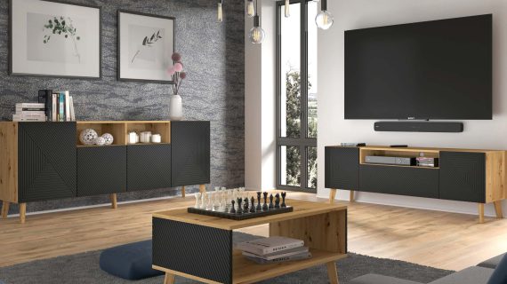 miniaturka Stolik kawowy do salonu dąb artisan IZMIR