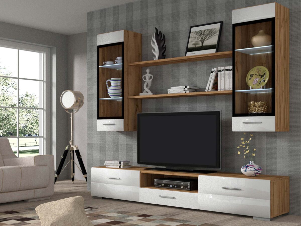 Meblościanka 200 wysoki połysk EDIRNE