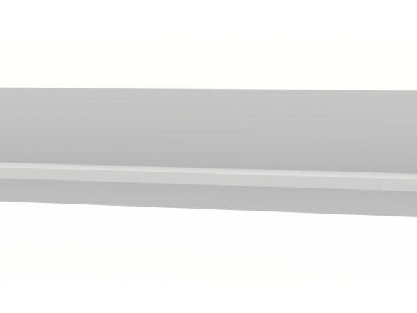 Półka wisząca z czarnymi elementami