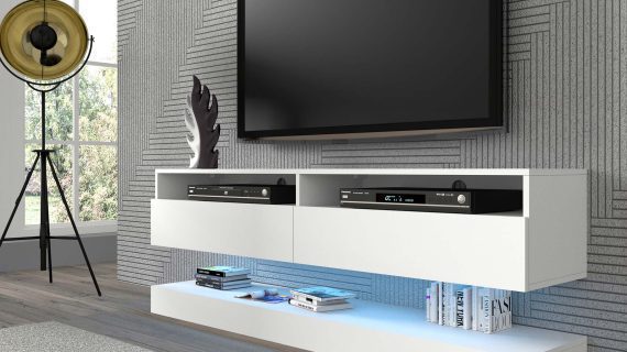 miniaturka Wisząca Szafka pod TV z LED 160 ELSA