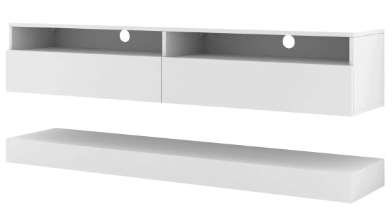 miniaturka Wisząca Szafka pod TV z LED 160 ELSA