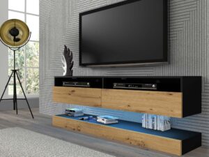 miniaturka Wisząca Szafka pod TV z LED 160 ELSA