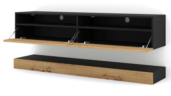 miniaturka Wisząca Szafka pod TV z LED 160 ELSA