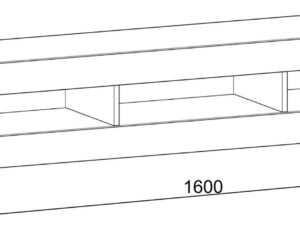 miniaturka Szafka RTV Uniwersalna 160 BIGE
