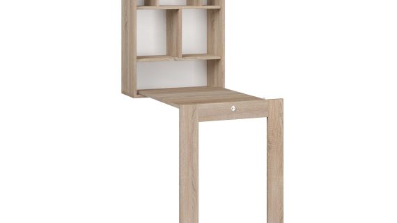 miniaturka Rozkładane biurko Wiszące z półkami SARI