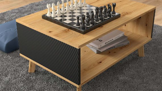 miniaturka Stolik kawowy do salonu dąb artisan IZMIR