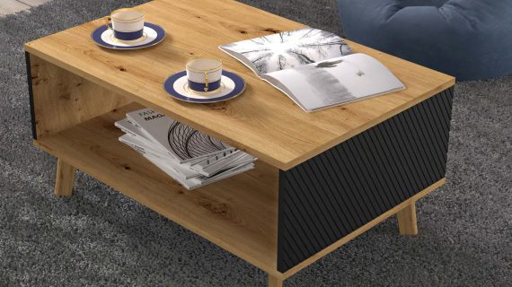 miniaturka Stolik kawowy do salonu dąb artisan IZMIR