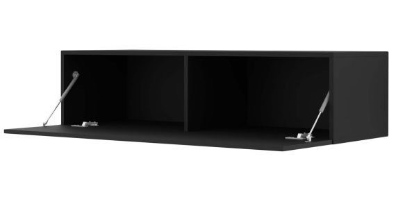 miniaturka Matowa szafka RTV wisząca czarna 120 AMIRA